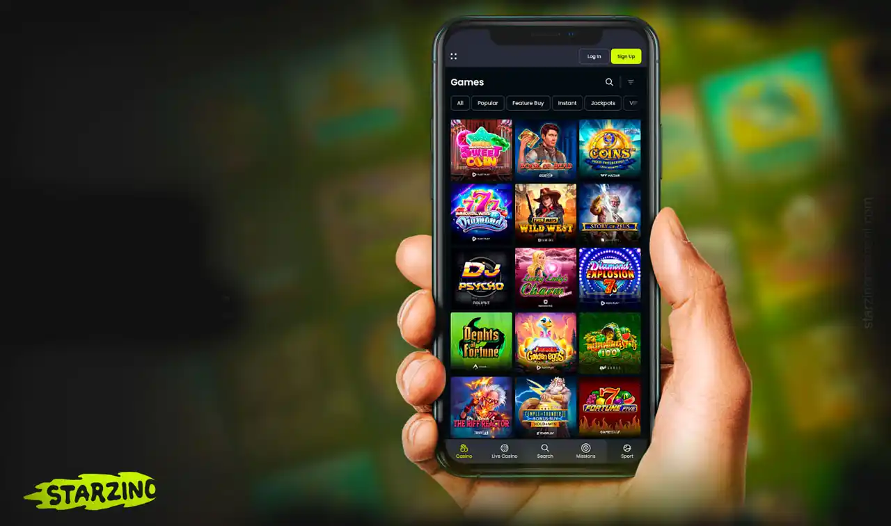 Starzino mobiele app