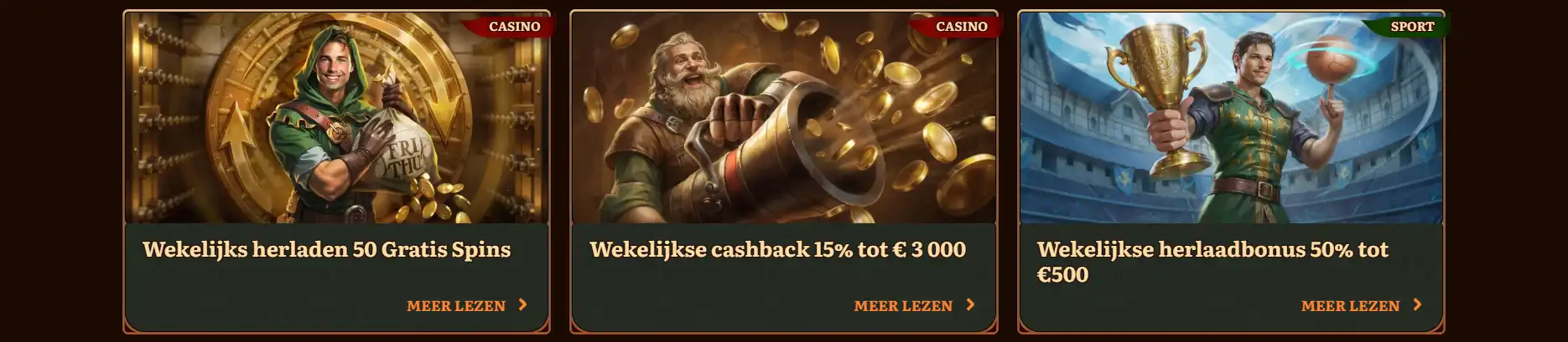 Speciale bonussen voor spelers